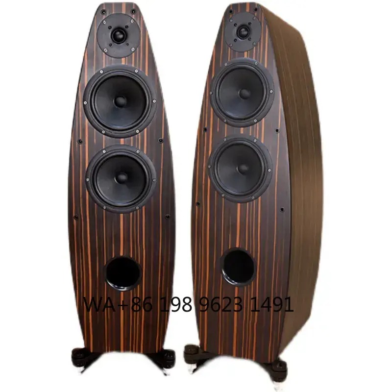 Tweeter - Haut-parleur colonne en bois avec tweeter