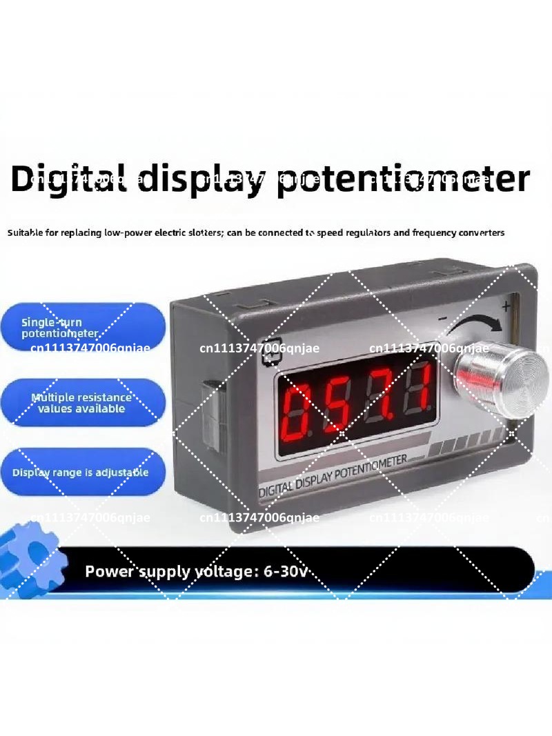 Potentiometer 10K - Potentiomètre à affichage numérique 1K 2K