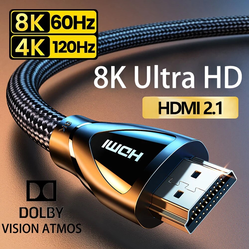 Mdi Cable - Câble 2.1 Compatible HDMI Ultra Haute