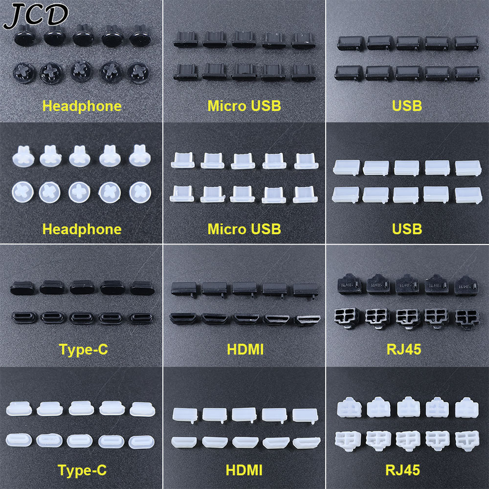 Mdi Cable - JCD-Bouchons anti-poussière en silicone de type