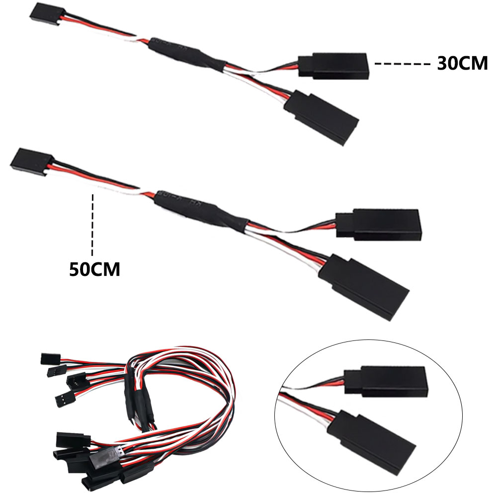 Rca Cable - Câble d'extension RC Servo Y, 300mm,