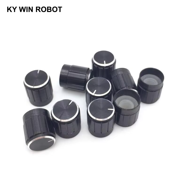 Knob Aluminum - Potentiomètre en alliage d'aluminium 15x17mm, 10