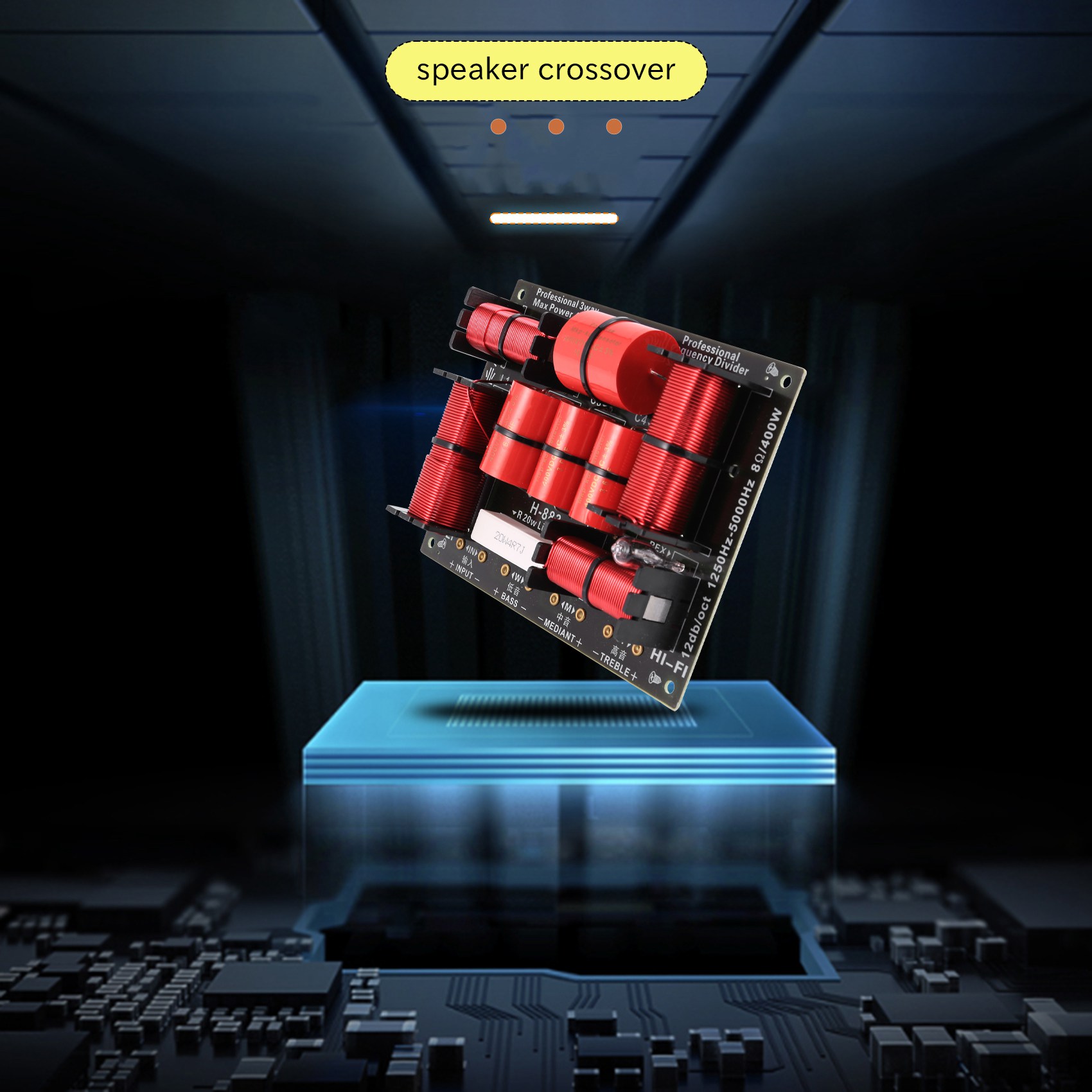 Speaker Crossover - Excellent-400W diviseur croisé 3 voies Hifi