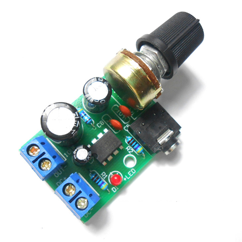 Volume Control Board - Carte amplificateur Audio LM386 Mono 3.5mm