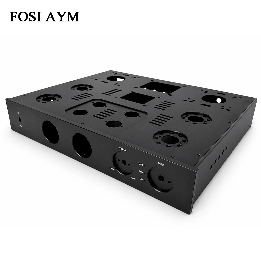 Speaker Enclosure - Boîtier d'amplificateur en aluminium complet FOSI
