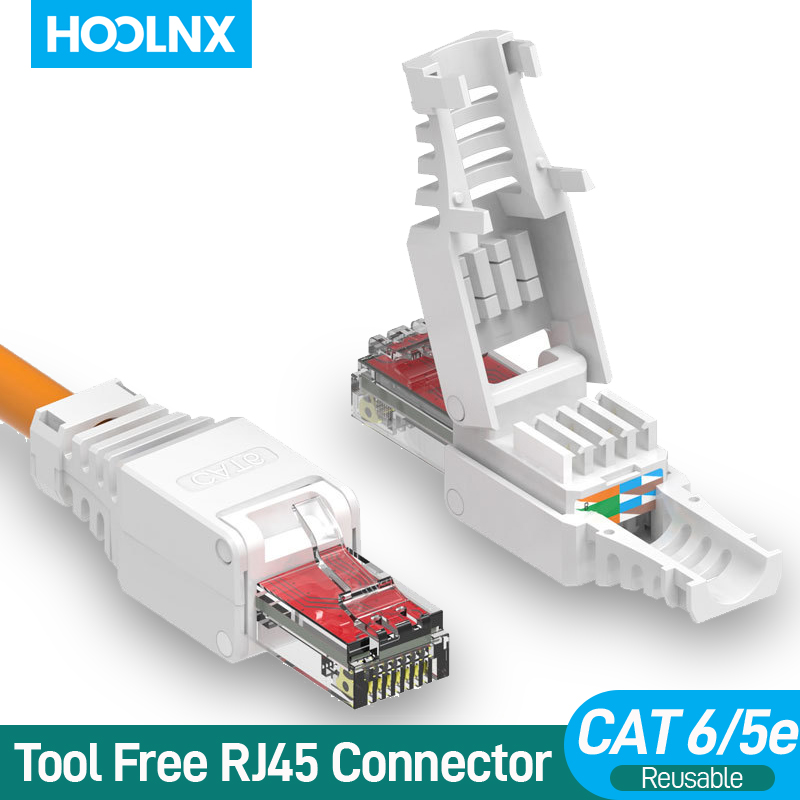 Rj45 Jack - Hoolnx connecteur RJ45 gratuit à l'outil,
