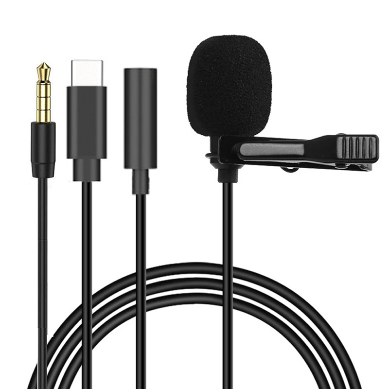 Microphone Capsule - Mini Microphone Lavalier Portable à condensateur,