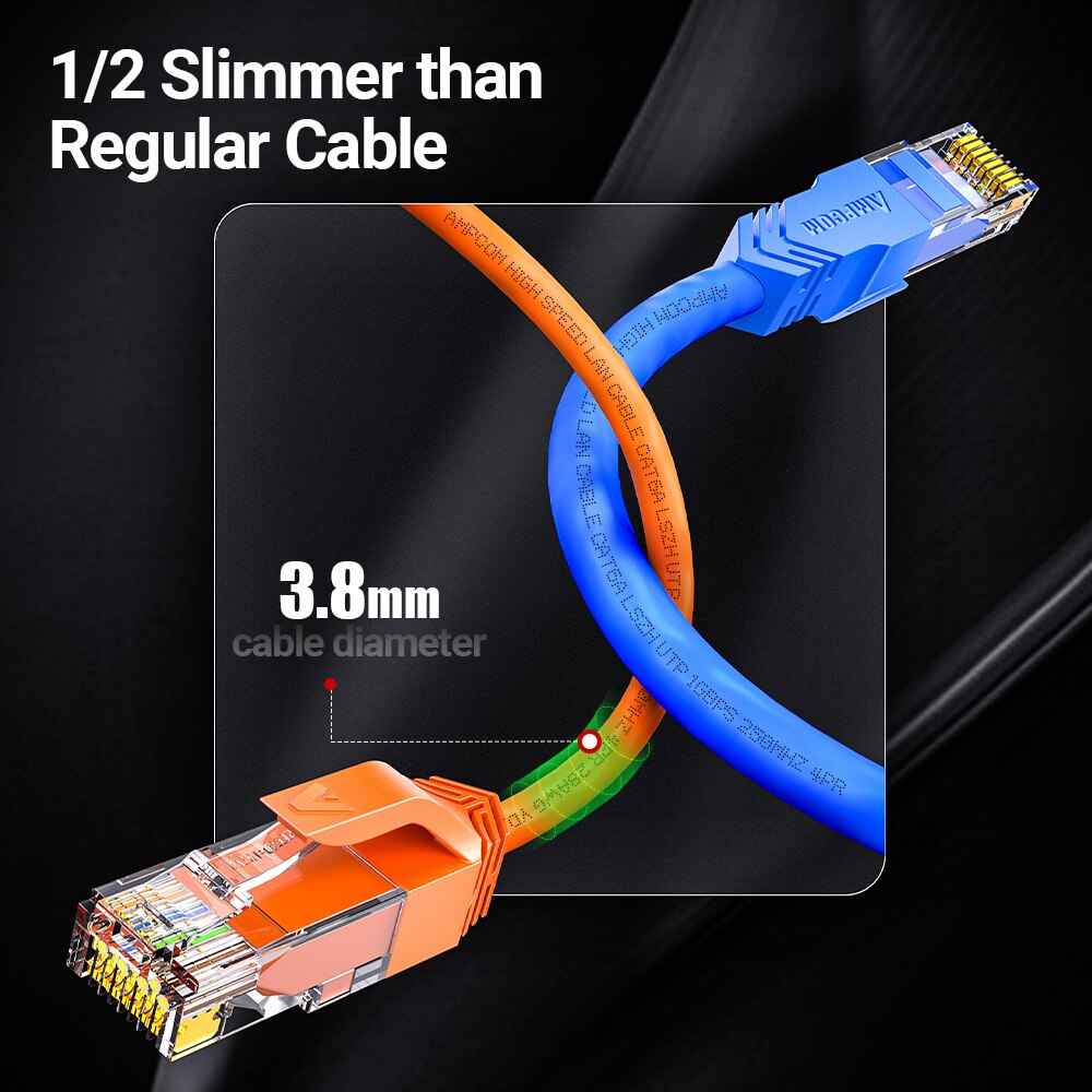 AMPCOM-Câble réseau Cat6a ultr - Rj45 Jack avis et prix
