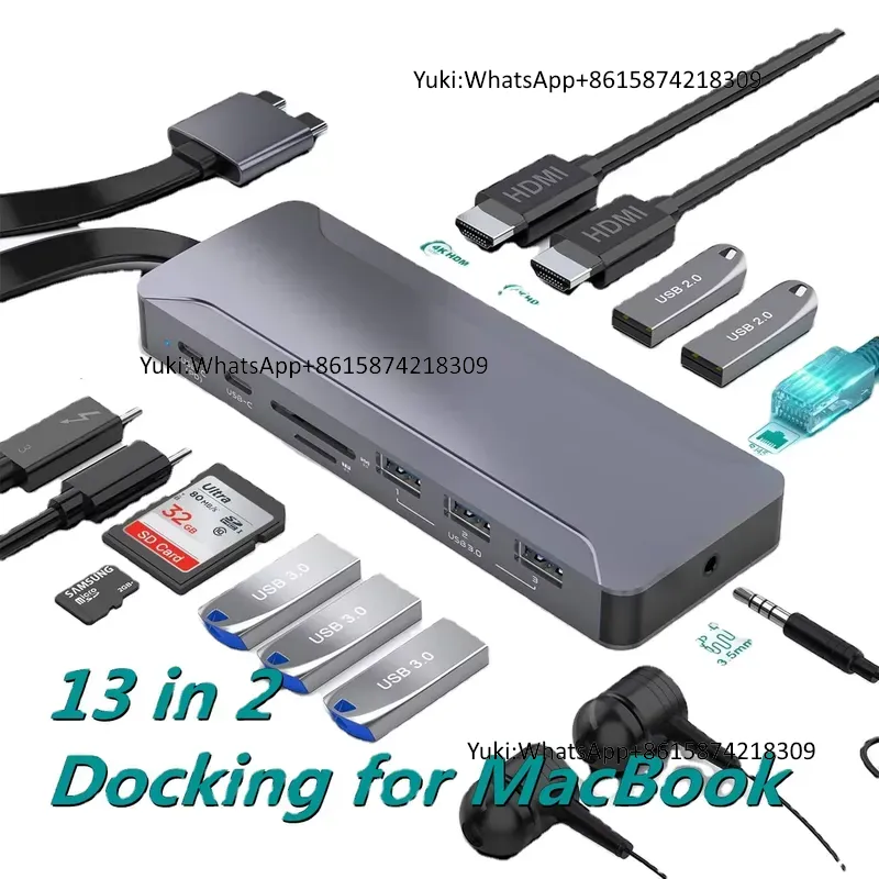 Station d'accueil USB-C 5 port - Rj45 Jack avis et prix