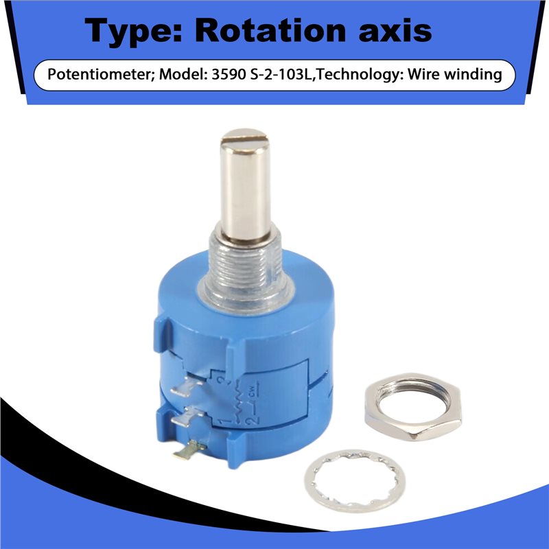 Potentiomètre de précision rot - Potentiometer 10K avis et prix