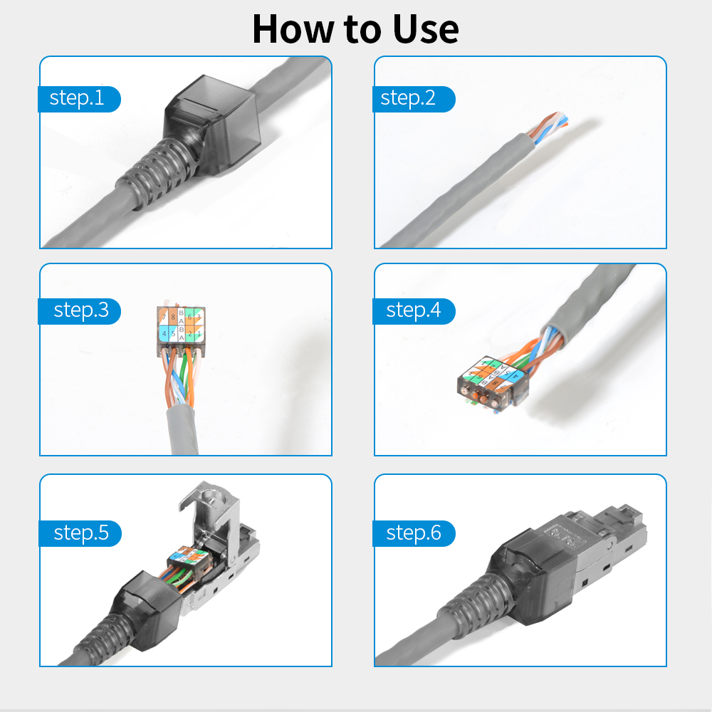 Connecteur RJ45 blindé Cat6A/C - Rj45 Jack avis et prix