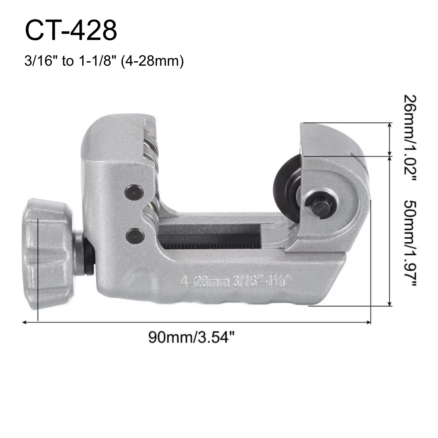 Coupe-tube à roulements (capac - Knob Aluminum avis et prix