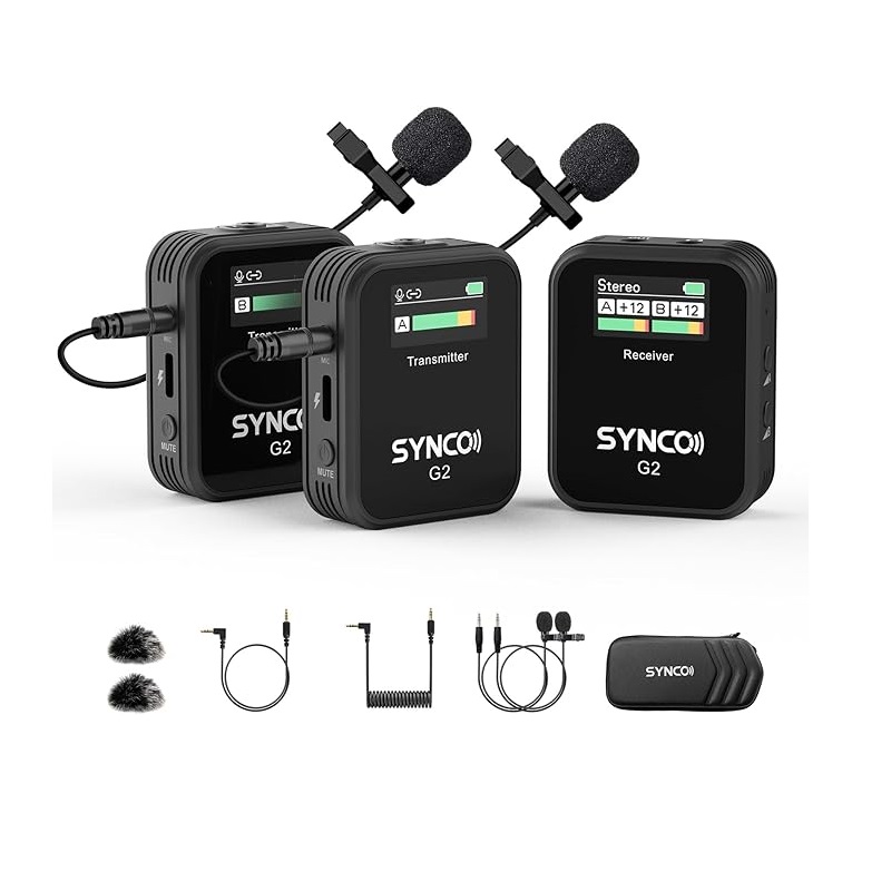 SYNCO Microphone Lavalier sans - Condenser Microphone Kit avis et prix