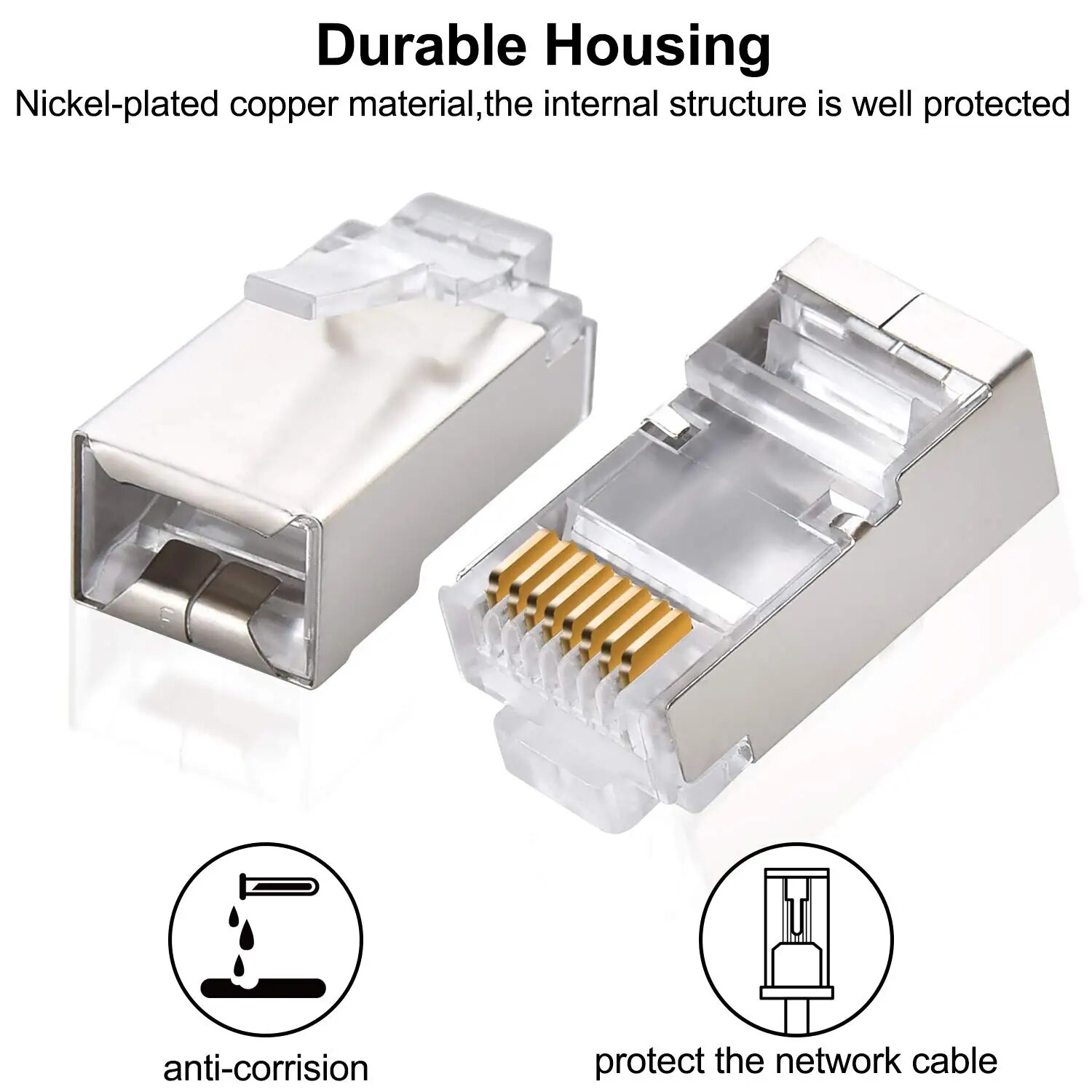 ZoeRax 50 connecteurs Cat6 RJ4 - Rj45 Jack avis et prix