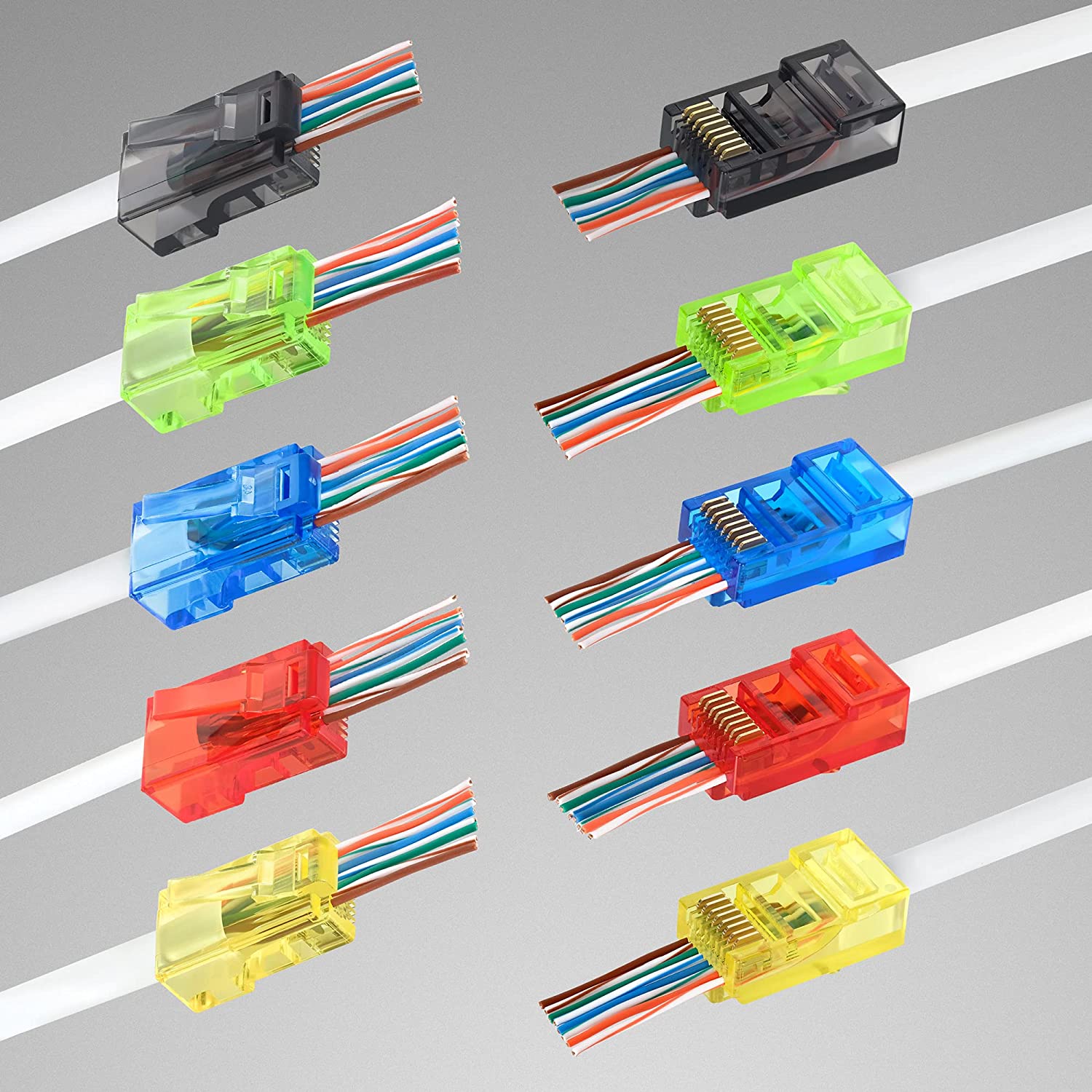 Connecteurs de passage RJ45 Ca - Rj45 Jack avis et prix